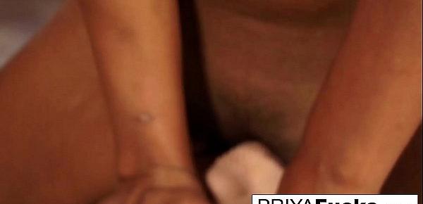  Priya Rai uses a Sybian to make herself cum really hard